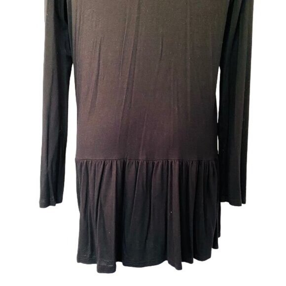 Daisy & Queen Black Turtle Neck Skirted Maxi Dress Size M - Picture 10 of 10